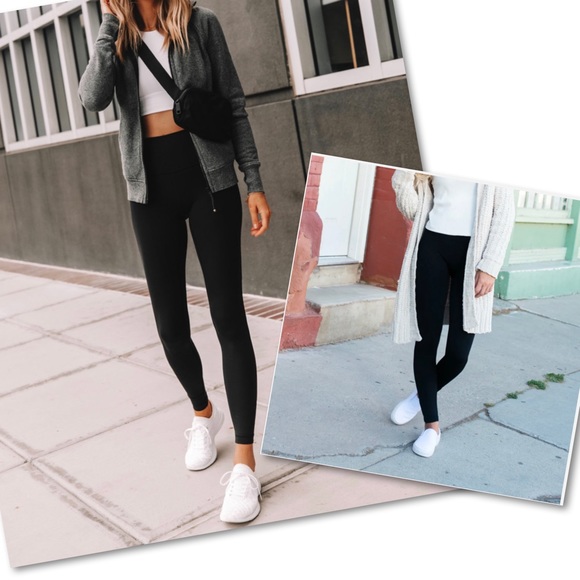 High Waisted Fleece Lined Leggings - Picture 6 of 6